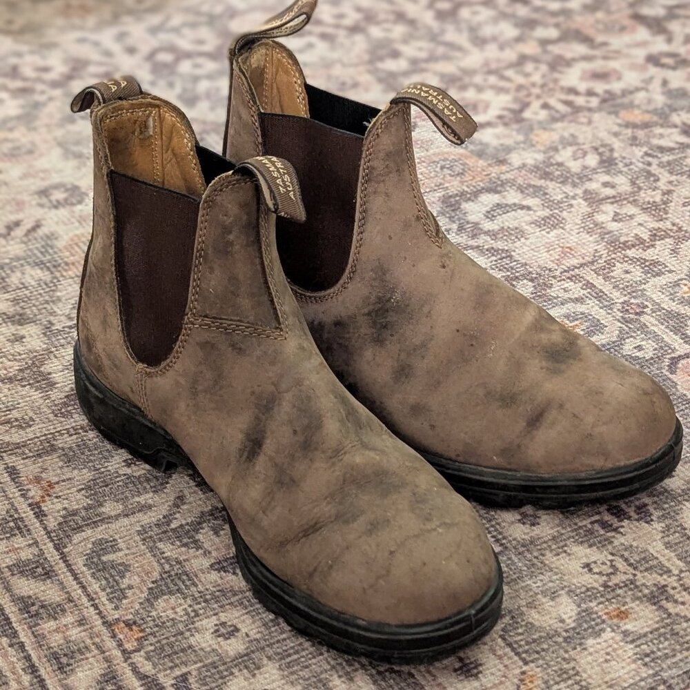 Men's SIZE 8 US Tan Blundstone Original Boot